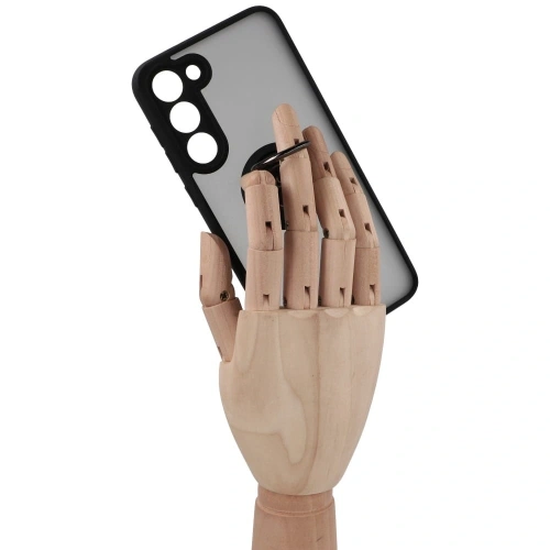 Kup Etui z uchwytem na palec Bizon Case Hybrid Ring do Samsung Galaxy S23 Plus kouřové s černým rámečkem - BIZ1725 - {ean13} - Sklep Home Screen