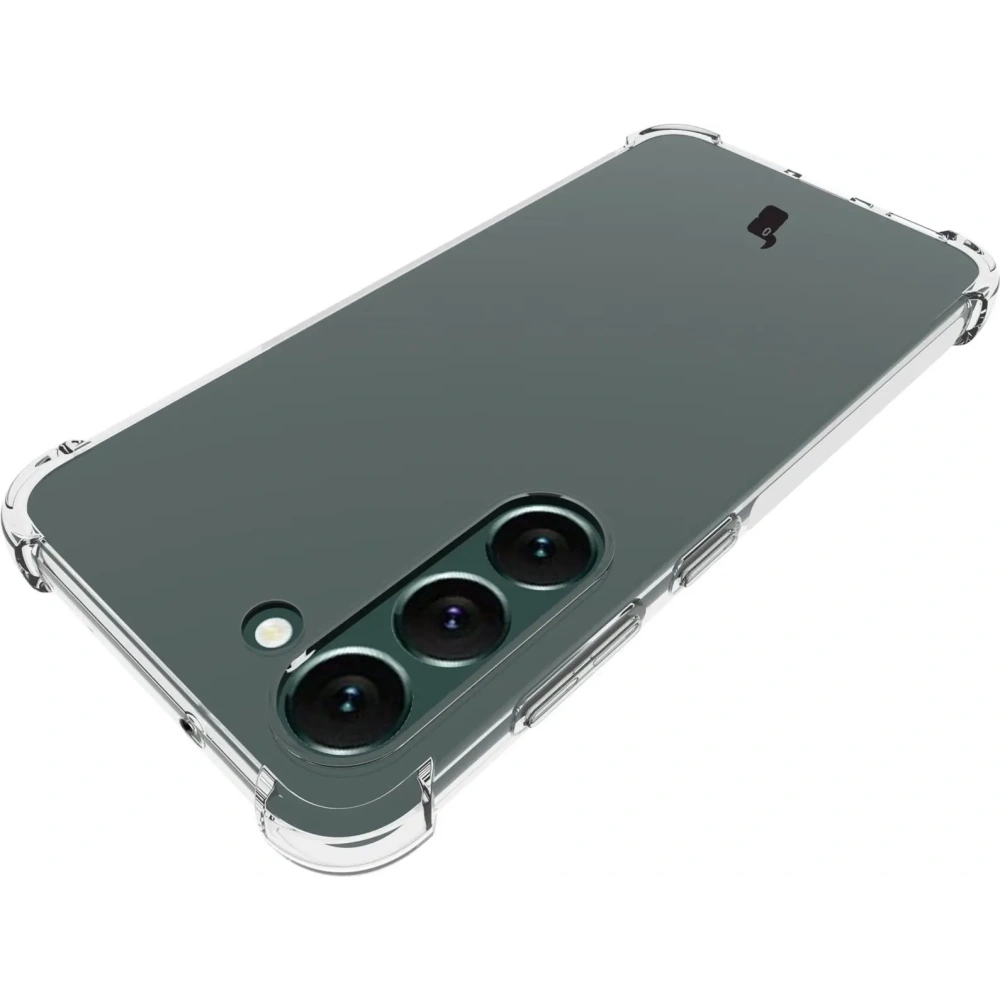 Etui + 2x szkło na ekran + obiektyw Bizon Case Clear Pack do Samsung Galaxy S23 Plus przezroczyste