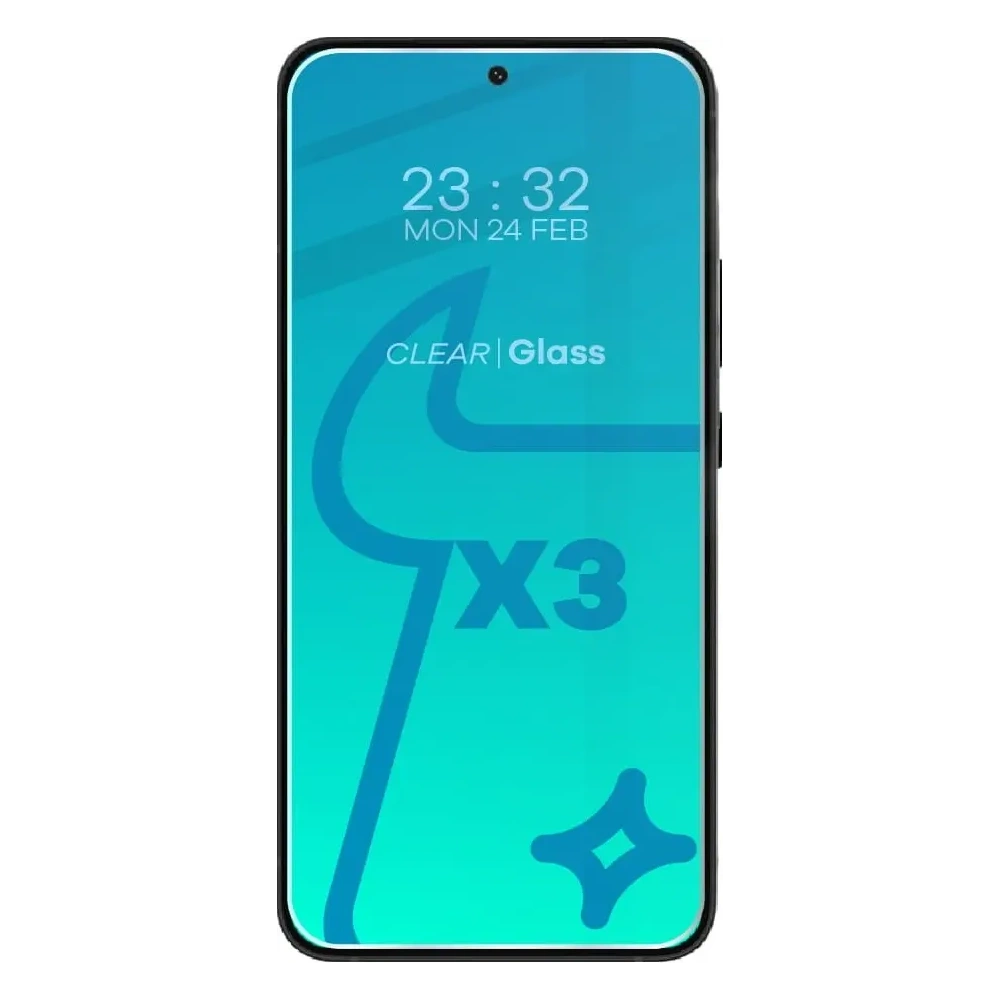 3x Szkło na ekran + szkło na aparat BIZON Clear 2 do Samsung Galaxy S23 Plus