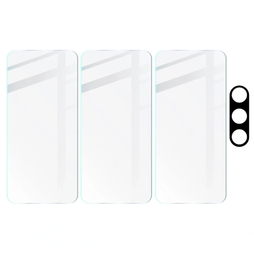 Kup 3x Szkło na ekran + szkło na aparat BIZON Clear 2 do Samsung Galaxy S23 Plus - BIZ1728 - {ean13} - Sklep Home Screen