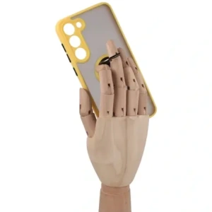 Kup Bizon Case Hybrid Ring Samsung Galaxy S23 Plus fumuriu cu un cadru galben - BIZ1729 - {ean13} - Sklep Home Screen