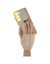 Kup Bizon Case Hybrid Ring Samsung Galaxy S23 Plus fumuriu cu un cadru galben - BIZ1729 - {ean13} - Sklep Home Screen