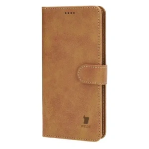 Kup Bizon Case Wallet Samsung Galaxy S23 Plus maro deschis - BIZ1731 - {ean13} - Sklep Home Screen
