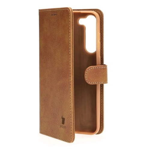Kup Bizon Case Wallet Samsung Galaxy S23 Plus hellbraun - BIZ1731 - {ean13} - Sklep Home Screen