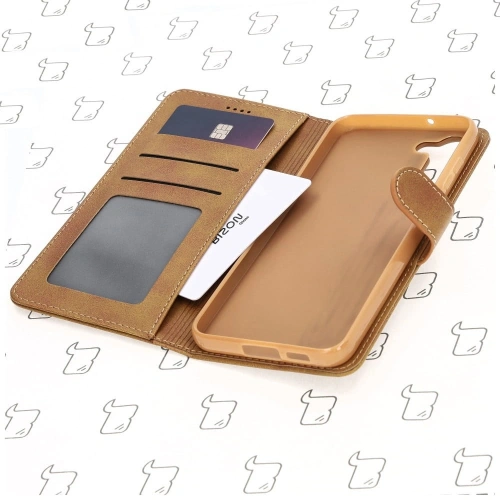 Kup Etui Bizon Case Wallet do Samsung Galaxy S23 Plus světle hnědé - BIZ1731 - {ean13} - Sklep Home Screen
