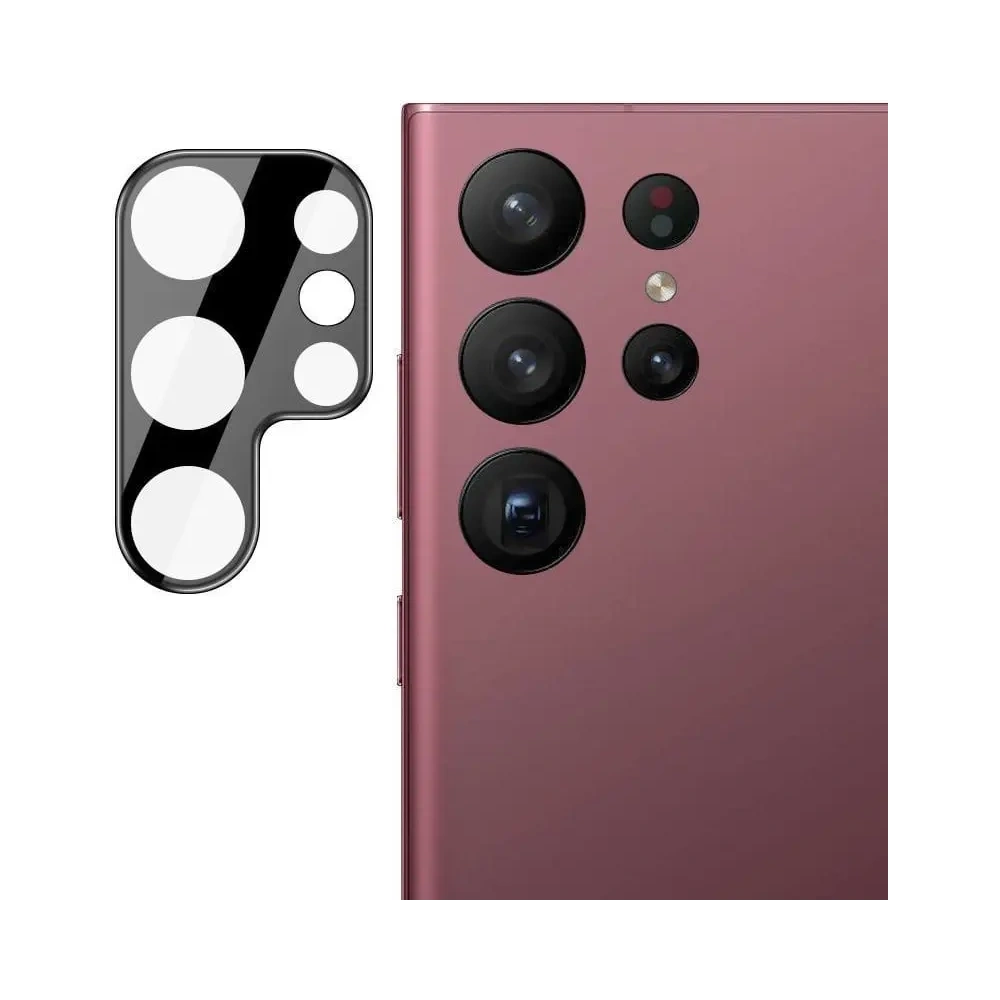 Szkło na aparat Bizon Glass Lens do Samsung Galaxy S23 Ultra [2 PACK]