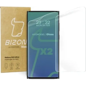 Kup Bizon Glass Hydrogel Samsung Galaxy S23 Ultra [2 PACK] - BIZ1735 - {ean13} - Sklep Home Screen