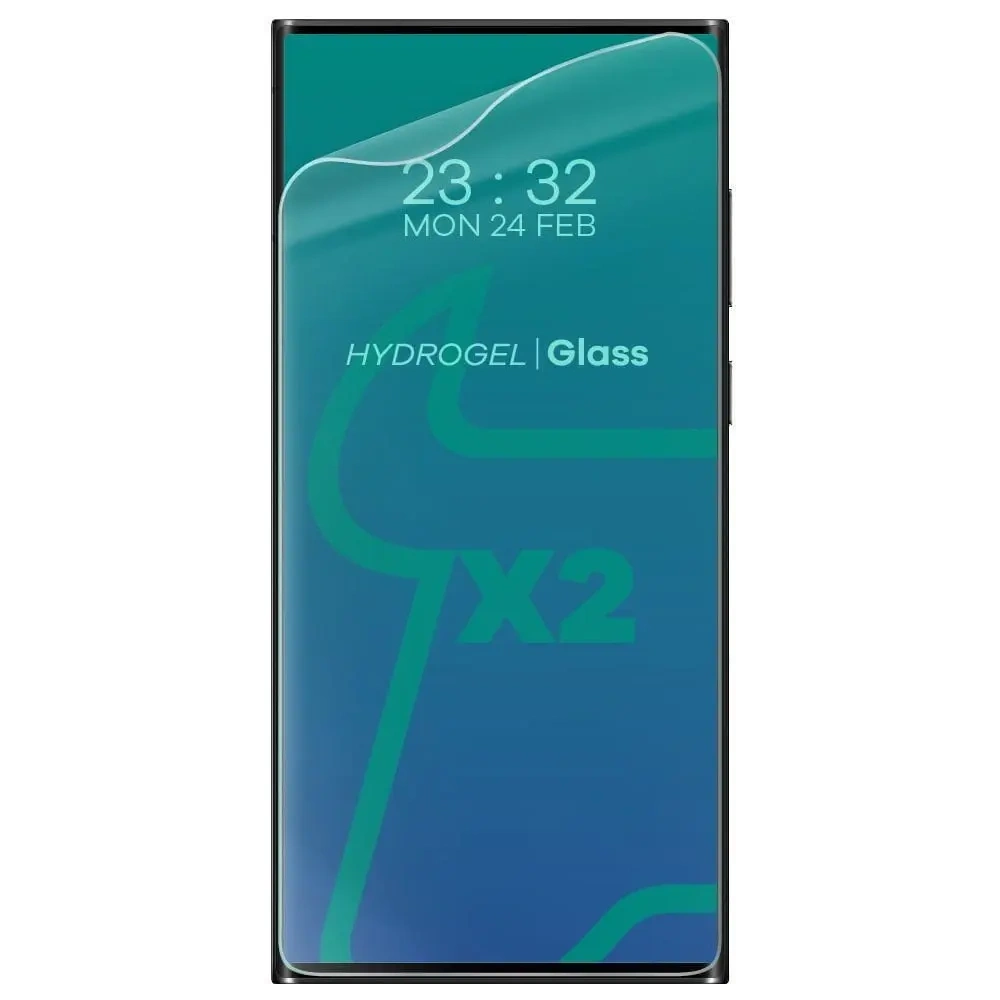 Folia hydrożelowa na ekran Bizon Glass Hydrogel do Samsung Galaxy S23 Ultra [2 PACK]