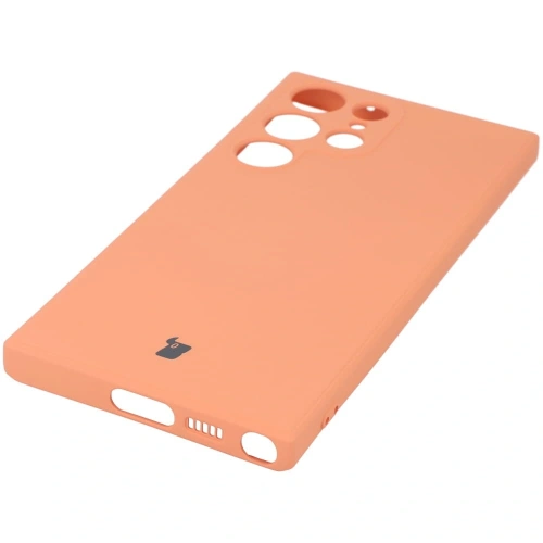 Kup Bizon Case Silicone Sq Samsung Galaxy S23 Ultra portocaliu - BIZ1737 - {ean13} - Sklep Home Screen