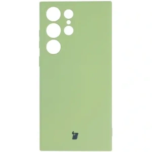 Kup Etui Bizon Case Silicone Sq do Samsung Galaxy S23 Ultra jasnozielone - BIZ1738 - {ean13} - Sklep Home Screen