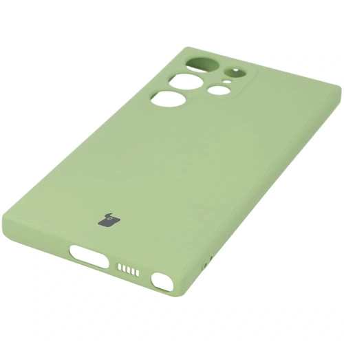 Kup Etui Bizon Case Silicone Sq do Samsung Galaxy S23 Ultra jasnozielone - BIZ1738 - {ean13} - Sklep Home Screen