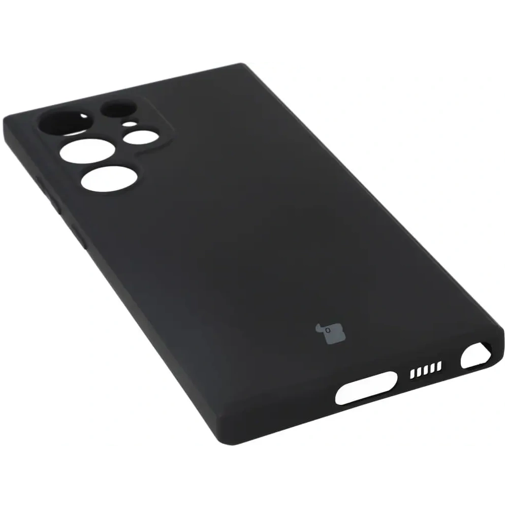 Etui Bizon Case Silicone Sq do Samsung Galaxy S23 Ultra czarne