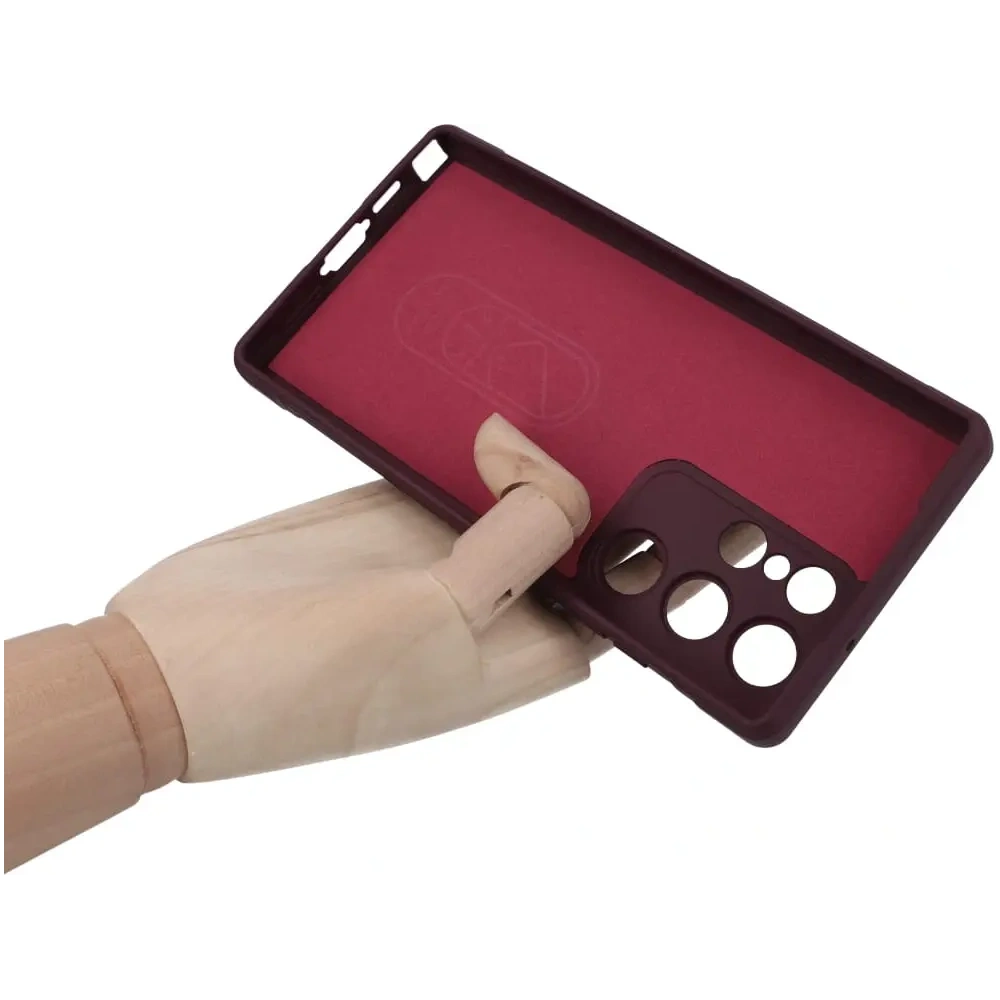 Pancerne etui Bizon Case Tur do Samsung Galaxy S23 Ultra ciemnofioletowe