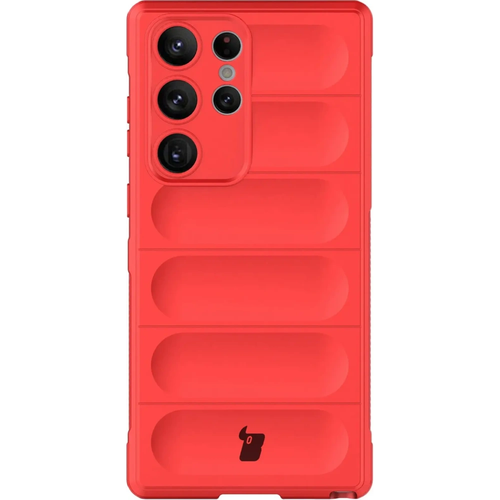 Pancerne etui Bizon Case Tur do Samsung Galaxy S23 Ultra czerwone