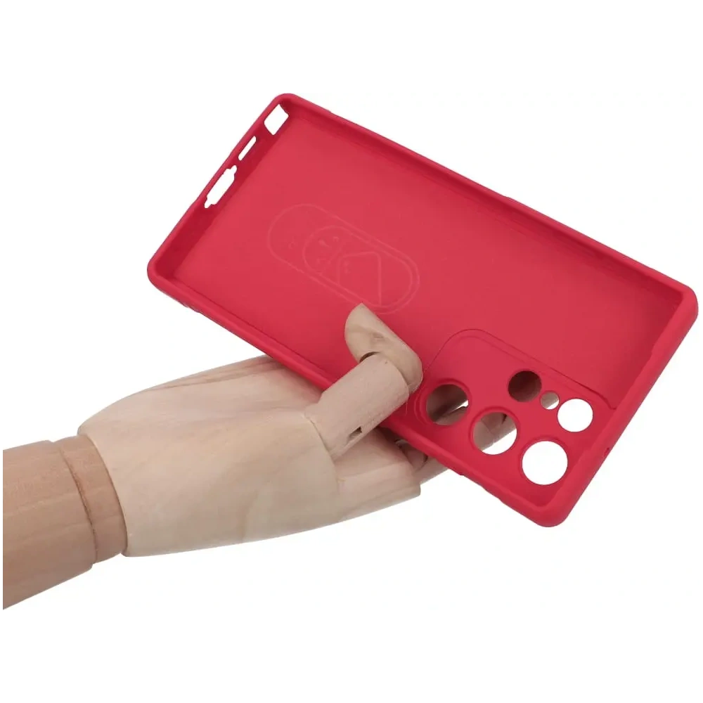 Pancerne etui Bizon Case Tur do Samsung Galaxy S23 Ultra czerwone