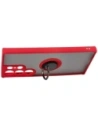 Buy Bizon Case Hybrid Ring Samsung Galaxy S23 Ultra smoky with a red frame - BIZ1745 - {ean13} - Home Screen Store Europe