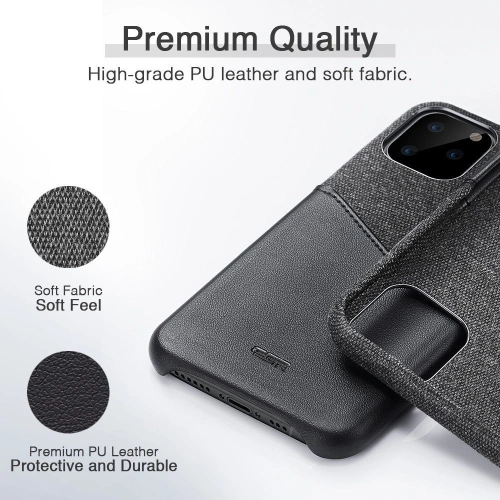 Kup ESR Apple Tasche Metro Wallet iPhone 11 Pro Max Schwarz - ESR098BLK - {ean13} - Sklep Home Screen