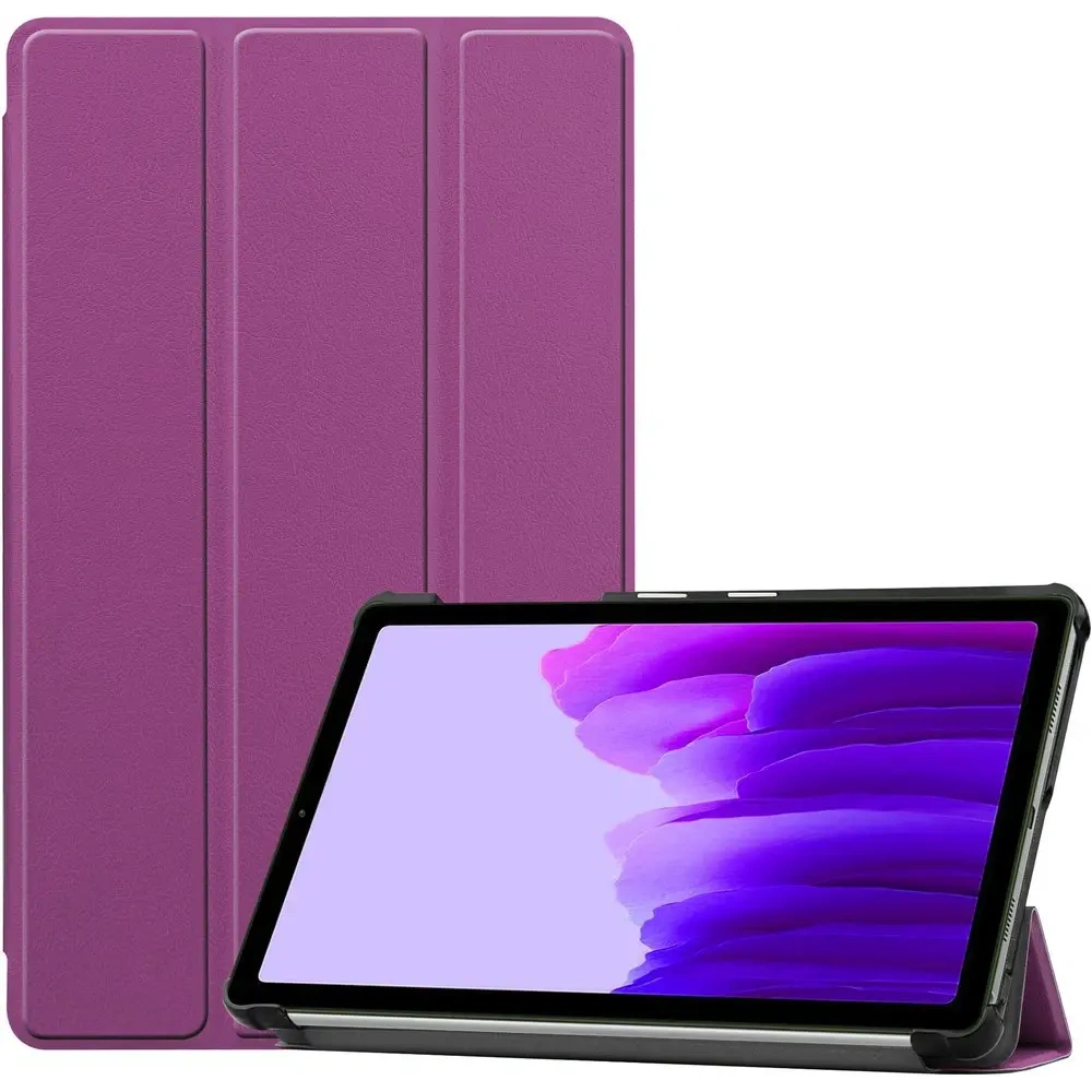 Etui Bizon Case Tab Croc do Samsung Galaxy Tab A7 Lite ciemnofioletowe
