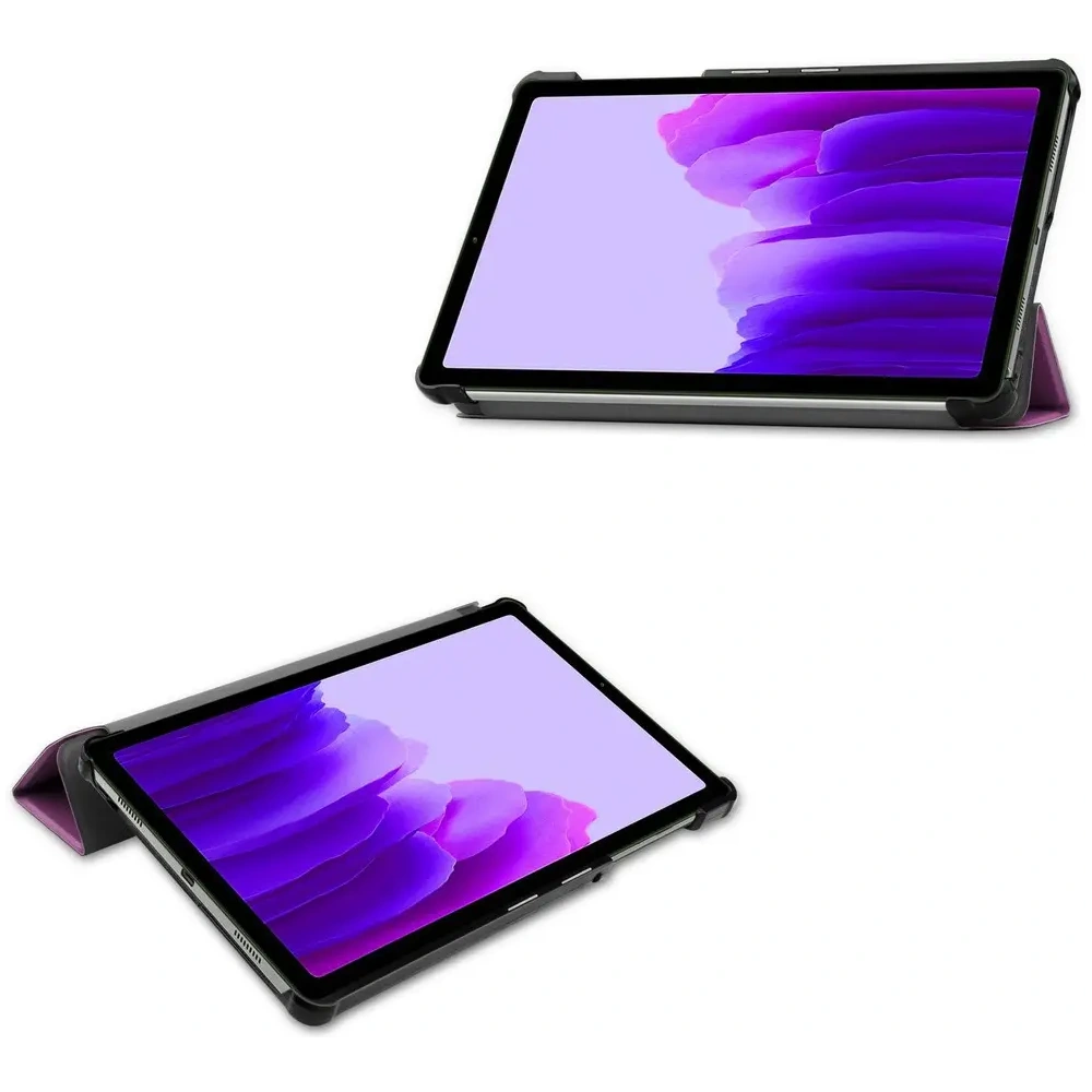 Etui Bizon Case Tab Croc do Samsung Galaxy Tab A7 Lite ciemnofioletowe