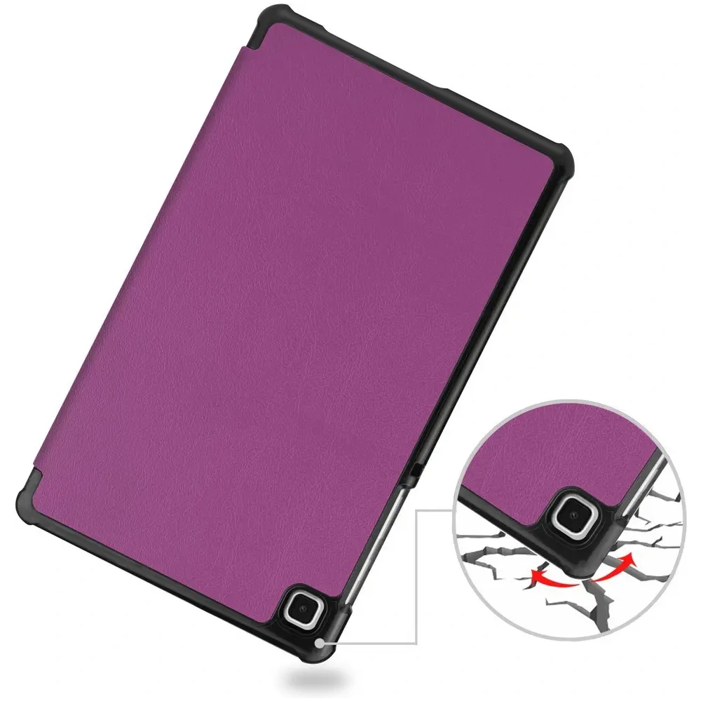 Etui Bizon Case Tab Croc do Samsung Galaxy Tab A7 Lite ciemnofioletowe