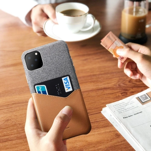 Kup ESR Apple Tasche Metro Wallet iPhone 11 Pro Max Braun - ESR099BR - {ean13} - Sklep Home Screen