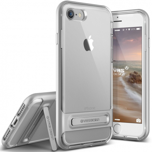 VRS Design Crystal Bumper iPhone 7 Light Silver