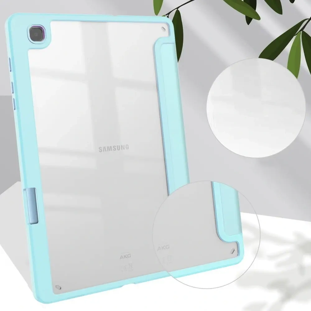 Etui Bizon Case Tab Clear Matt do Samsung Galaxy Tab S6 Lite 2024/2022/2020 błękitne