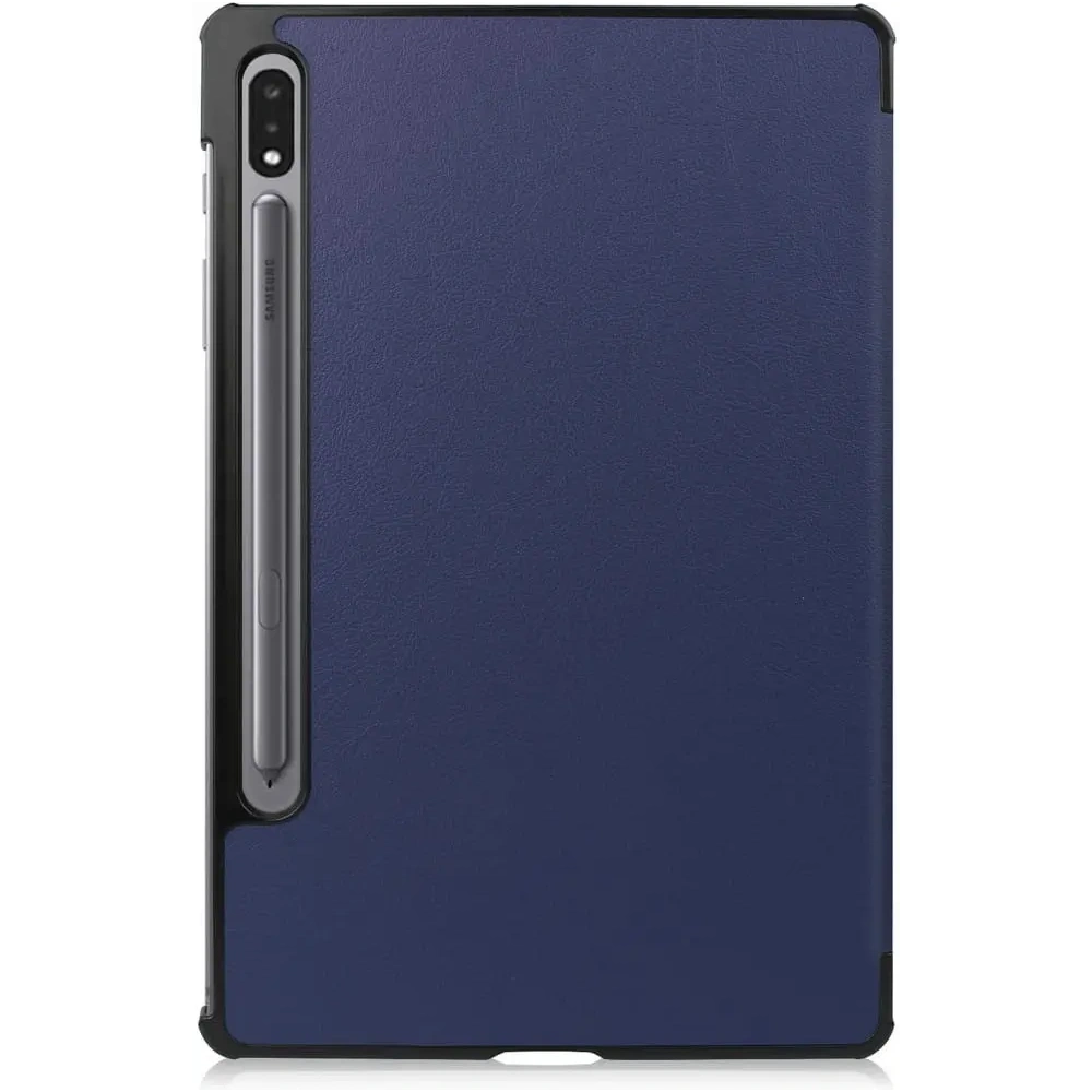 Etui Bizon Case Tab Croc do Samsung Galaxy Tab S8 / S7 granatowe