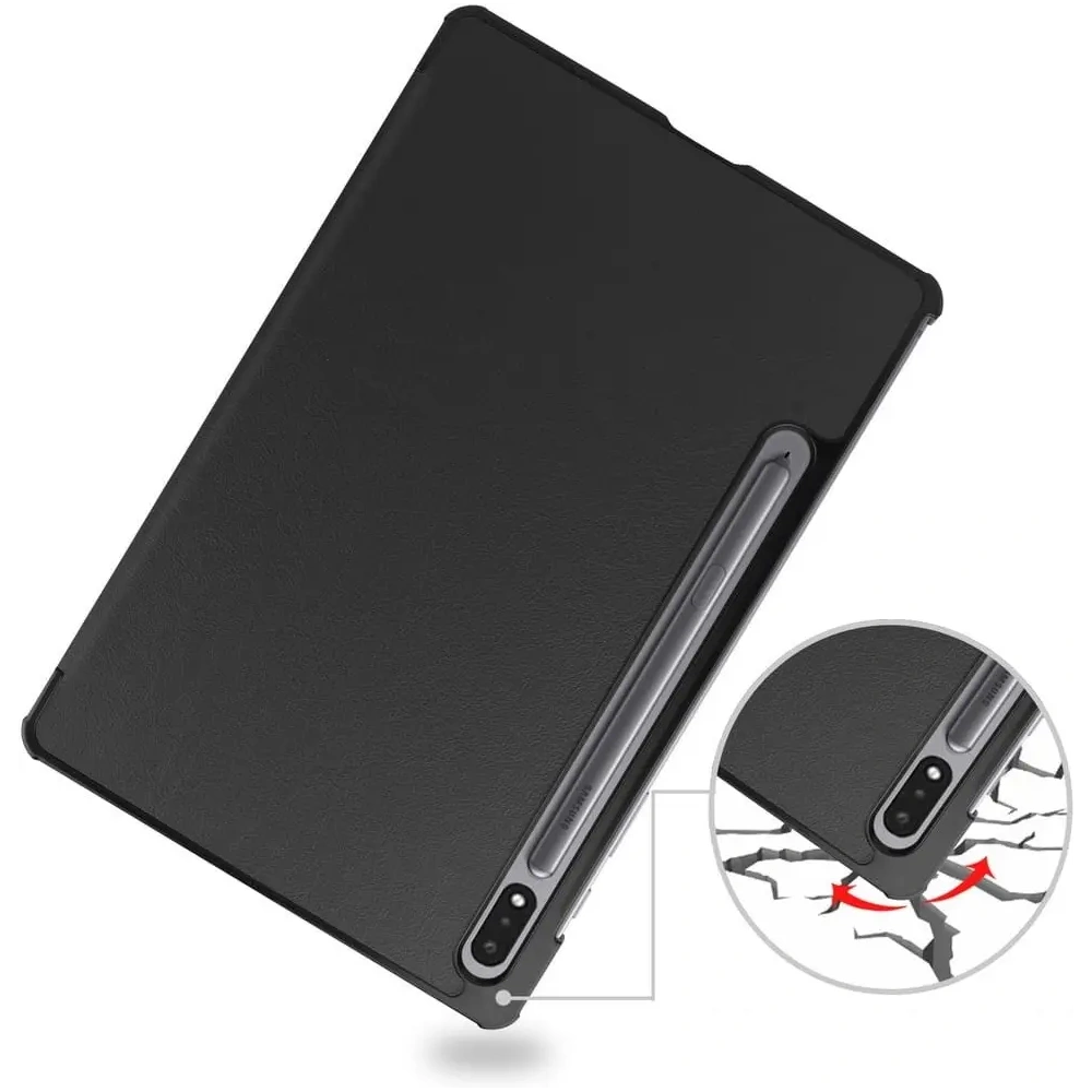 Etui Bizon Case Tab Croc do Samsung Galaxy Tab S8 / S7 czarne