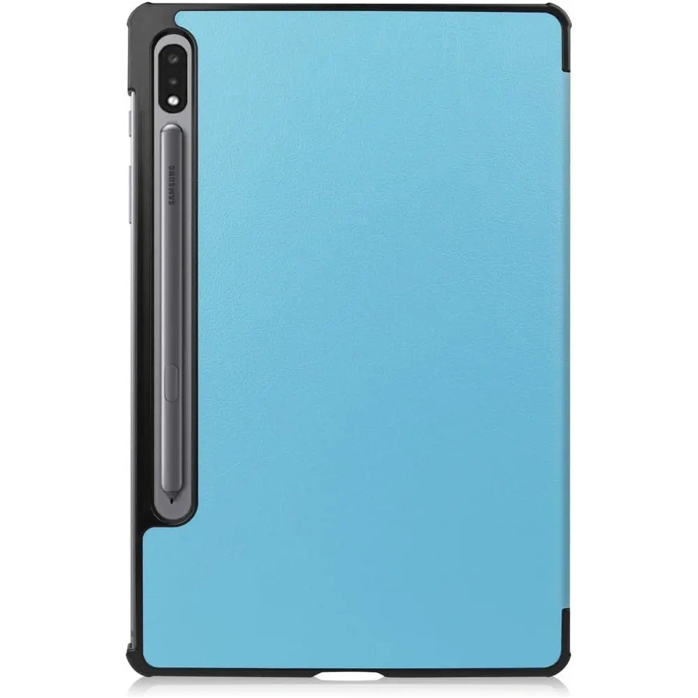 Etui Bizon Case Tab Croc do Samsung Galaxy Tab S8 / S7 błękitne