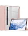 Etui Bizon Case Tab Clear Matt do Samsung Galaxy Tab S8 / S7 różowozłote