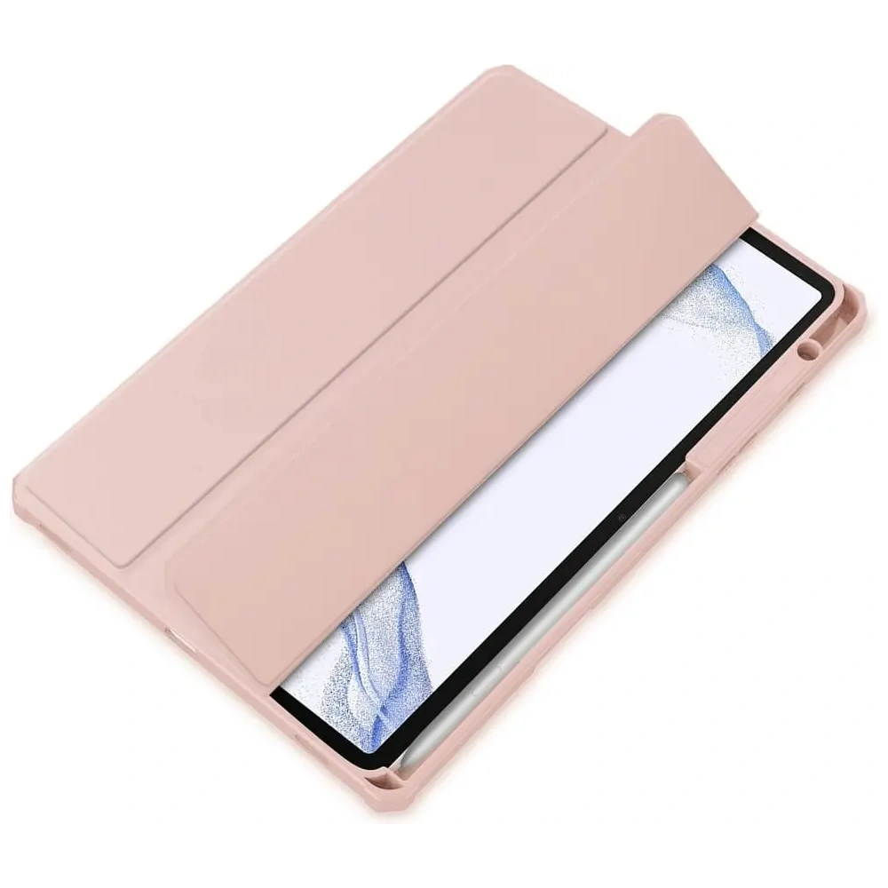 Etui Bizon Case Tab Clear Matt do Samsung Galaxy Tab S8 / S7 różowozłote