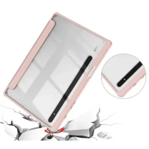 Buy Bizon Case Tab Clear Matt Samsung Galaxy Tab S8 / S7 rose gold - BIZ1773 - {ean13} - Home Screen Store Europe