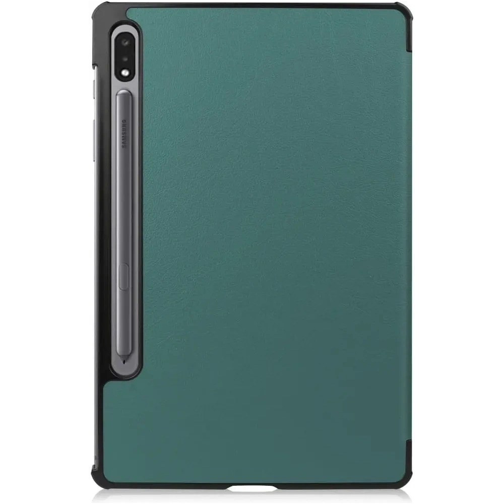 Etui Bizon Case Tab Croc do Samsung Galaxy Tab S8 / S7 ciemnozielone