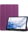 Etui Bizon Case Tab Lizard do Samsung Galaxy Tab S8 / S7 tmavě fialové