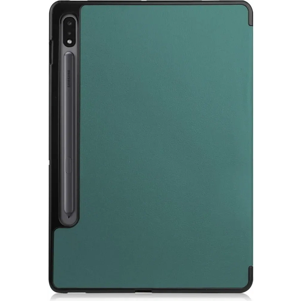 Etui Bizon Case Tab Lizard do Samsung Galaxy Tab S8 / S7 ciemnozielone