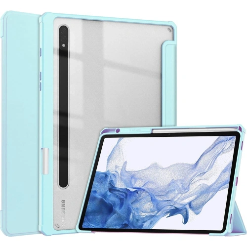 Kup Etui Bizon Case Tab Clear Matt do Samsung Galaxy Tab S8 / S7 modré - BIZ1778 - {ean13} - Sklep Home Screen