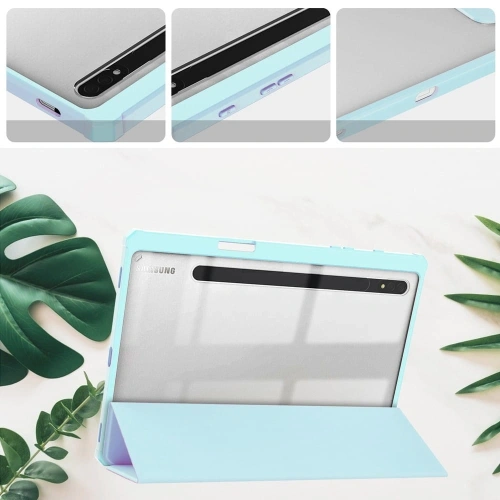 Kup Etui Bizon Case Tab Clear Matt do Samsung Galaxy Tab S8 / S7 modré - BIZ1778 - {ean13} - Sklep Home Screen