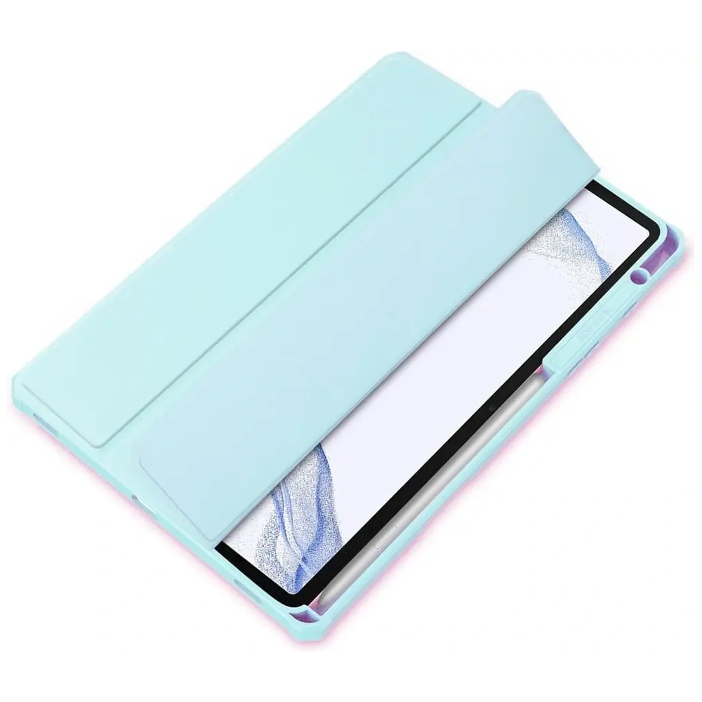 Etui Bizon Case Tab Clear Matt do Samsung Galaxy Tab S8 / S7 błękitne