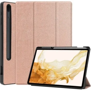 Kup Bizon Case Tab Lizard Samsung Galaxy Tab S8 Plus / S7 Plus aur roz - BIZ1779 - {ean13} - Sklep Home Screen