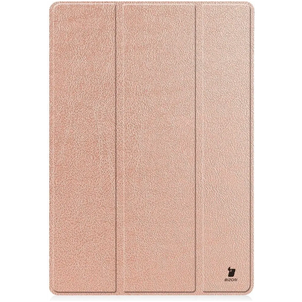 Etui Bizon Case Tab Lizard do Samsung Galaxy Tab S8 Plus / S7 Plus różowozłote