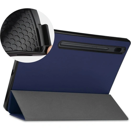 Kup Bizon Case Tab Lizard Samsung Galaxy Tab S8 Plus / S7 Plus sötétkék - BIZ1780 - {ean13} - Sklep Home Screen