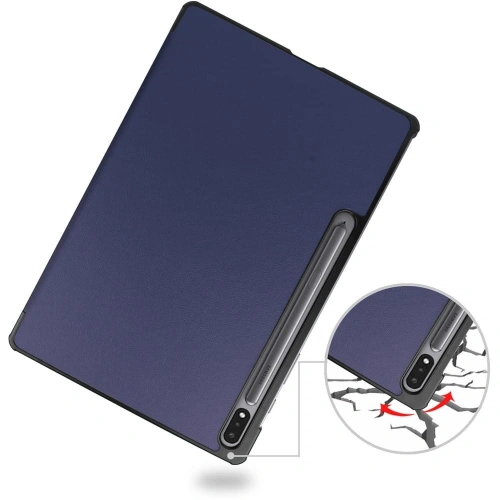 Kup Etui Bizon Case Tab Croc do Samsung Galaxy Tab S8 Plus / S7 Plus granatowe - BIZ1783 - {ean13} - Sklep Home Screen