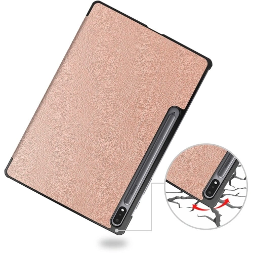 Kup Etui Bizon Case Tab Croc do Samsung Galaxy Tab S8 Plus / S7 Plus różowozłote - BIZ1784 - {ean13} - Sklep Home Screen