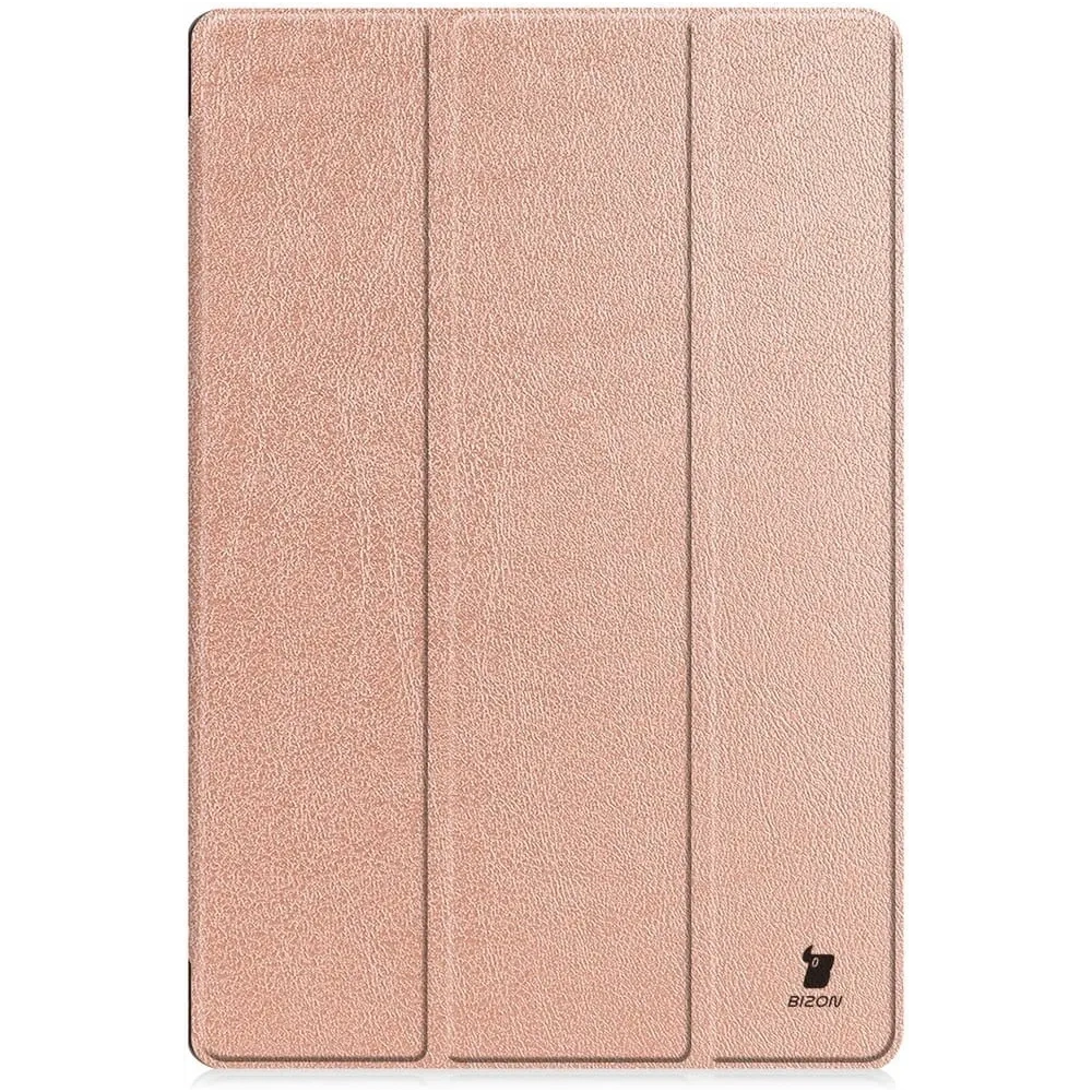Etui Bizon Case Tab Croc do Samsung Galaxy Tab S8 Plus / S7 Plus różowozłote