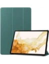 Etui Bizon Case Tab Croc do Samsung Galaxy Tab S8 Plus / S7 Plus tmavě zelené