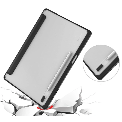 Kup Etui Bizon Case Tab Clear Matt do Samsung Galaxy Tab S8 Plus / S7 Plus / S7 FE černé - BIZ1789 - {ean13} - Sklep Home Screen