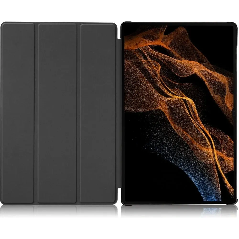 Etui Bizon Case Tab Croc do Samsung Galaxy Tab S8 Ultra różowozłote