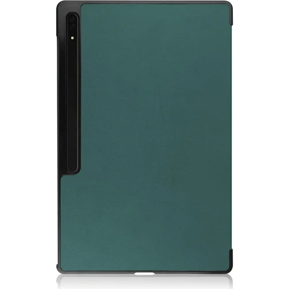 Etui Bizon Case Tab Croc do Samsung Galaxy Tab S8 Ultra ciemnozielone