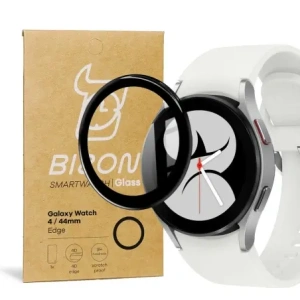 Buy Bizon Glass Edge Samsung Galaxy Watch 4 44 mm black - BIZ1794 - {ean13} - Home Screen Store Europe